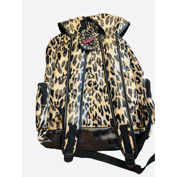 Betseyville Betsey Johnson Leopard Promt Backpack Bag 18” - Picture 2 of 12